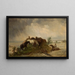 Inondazione - Józef Jaroszyński — quadro incorniciato alla parete