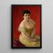 Portrait d'une dame - Józef Męcina-Krzesz — quadro incorniciato alla parete