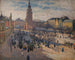 Place du marché principal à Cracovie - Józef Mehoffer — vista dell’opera