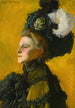 Ritratto della moglie dell'artista Jadwiga nata Janakowska - Józef Mehoffer — vista dell’opera