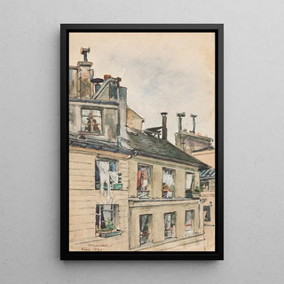Jzef Mehoffer - View from the window of Jzef Mehoffer and Stanisaw Wyspiaskis studio in Paris.webp