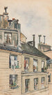Vista dalla finestra del laboratorio di Józef Mehoffer e Stanisław Wyspiański a Parigi - Józef Mehoffer — vista dell’opera