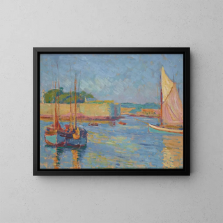 Jzef Pankiewicz - Harbour at Concarneau.webp