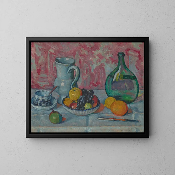 Nature morte con un coltello - Józef Pankiewicz — quadro incorniciato alla parete