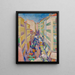 Rue de Madrid - Józef Pankiewicz — quadro incorniciato alla parete