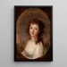 Portrait d'une femme inconnue - Józef Rejchan — quadro incorniciato alla parete