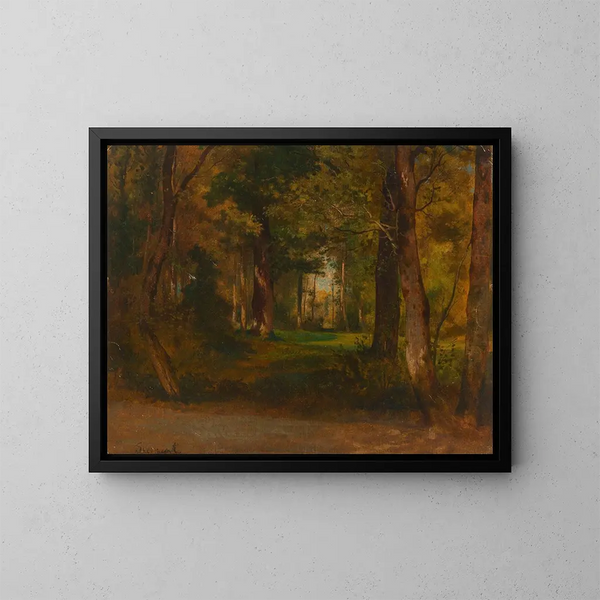 Foresta - Józef Szermentowski — quadro incorniciato alla parete
