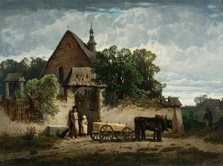 Enterrement de paysan - Józef Szermentowski — vista dell’opera