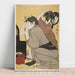 Riproduzione del dipinto Kami-yui - La coiffure - Kitagawa Utamaro