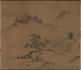 Kano Chikanobu - Chinese Landscape.webp