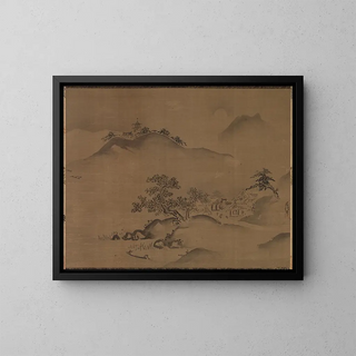 Kano Chikanobu - Chinese Landscape.webp