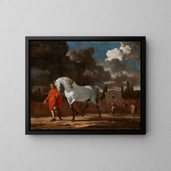 L'École de cavalerie - Karel Dujardin — quadro incorniciato alla parete