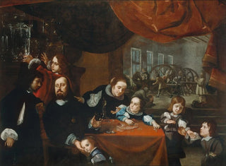 La famiglia del gioielliere di pietre preziose Dionysius Miseroni - Karel Škréta — vista dell’opera