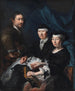 L'artista con la sua famiglia - Karel van Mander III — vista dell’opera