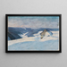 Sole d'inverno nella Foresta Nera - Karl Bartels — quadro incorniciato alla parete