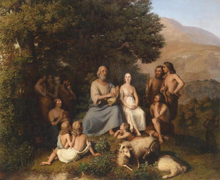 Omero canta - Karl Becker — vista dell’opera