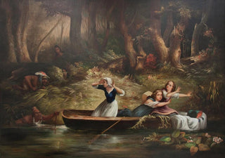 Karl Bodmer - Capture of the Calloway Girls and Jemima Boone.webp