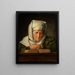 Vecchia donna in preghiera - Karl Brunner — quadro incorniciato alla parete