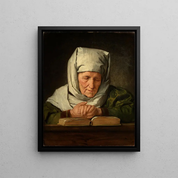 Karl Brnner - Betende alte Frau.webp