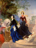 Ritratto delle sorelle Shishmareva - Karl Bryullov — vista dell’opera