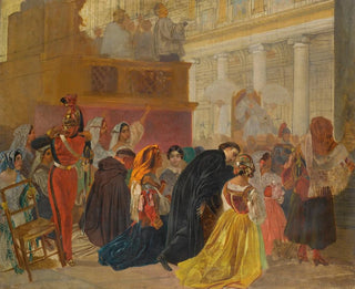 Karl Bryullov - Study For The Return of Pope Pius IX To Rome In 1850.webp