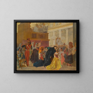 Karl Bryullov - Study For The Return of Pope Pius IX To Rome In 1850.webp
