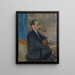 Ritratto del pittore Gustav Wolf - Karl Dillinger — quadro incorniciato alla parete