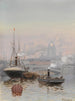 Vista della cattedrale di Kazan dal Neva - Karl Eduardovich Geftler — vista dell’opera