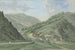 Vallée della Wiesental vicino a un ponte con un gruppo di case - Karl Franz Kraul — vista dell’opera