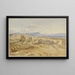 Rovine di Tirinto - Karl Friedrich Harveng — quadro incorniciato alla parete