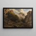 La Vallée de la Bode nel Harz - Karl Friedrich Lessing — quadro incorniciato alla parete