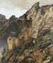 Gorges rocheuses avec ruines - Karl Friedrich Lessing — vista dell’opera