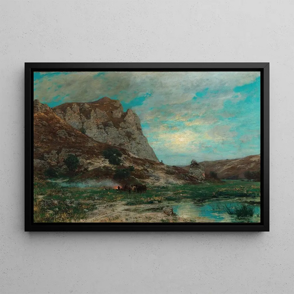Karl Friedrich Lessing - Soldaten bei der Rast.webp