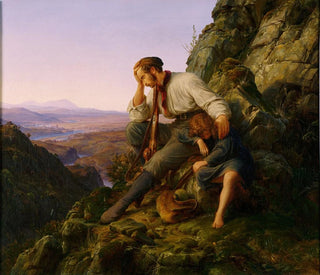 Karl Friedrich Lessing - The Robber and His Child.webp