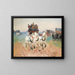 Dopo la corsa - Karl Georg Arsenius — quadro incorniciato alla parete