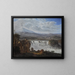 La cascata dei Caracci vicino ad Aderno ai piedi del monte Etna - Karl Gotthard Grass — quadro incorniciato alla parete