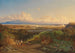 Vasto paesaggio del Tevere con vista su Roma - Karl Haase — vista dell’opera