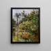 Altwasser con anatre in autunno - Karl Hagemeister — quadro incorniciato alla parete