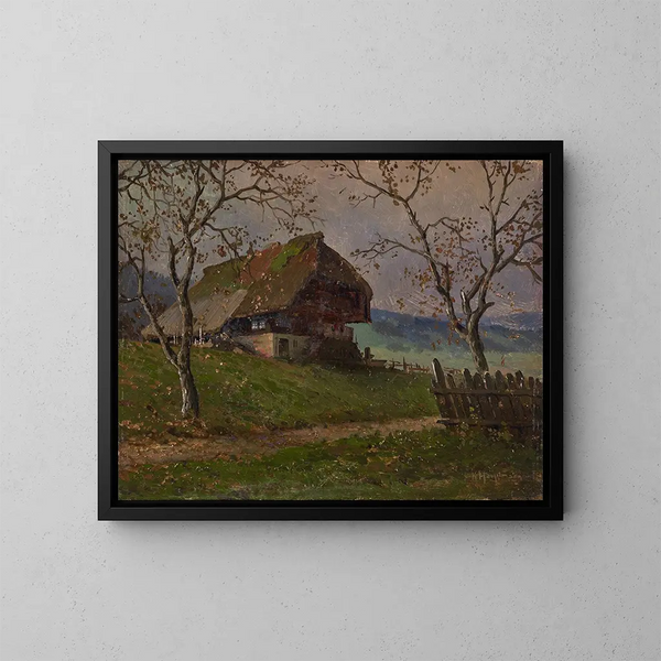Autunno - Karl Hauptmann — quadro incorniciato alla parete