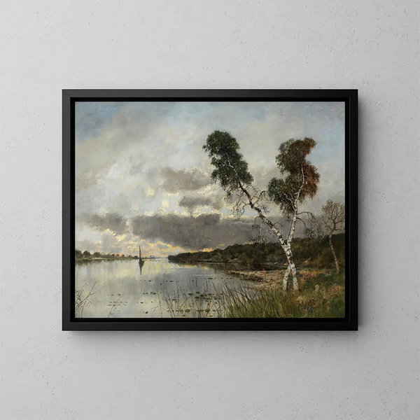 Tramonto - Karl Heffner — quadro incorniciato alla parete