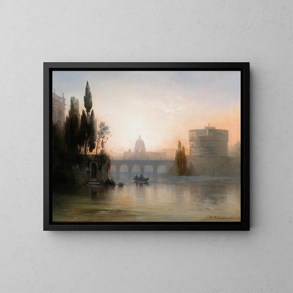 Scène romaine - Karl Heilmayer — quadro incorniciato alla parete