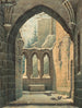 Rovine del monastero di Oybin in inverno - Karl Heinrich Beichling — vista dell’opera