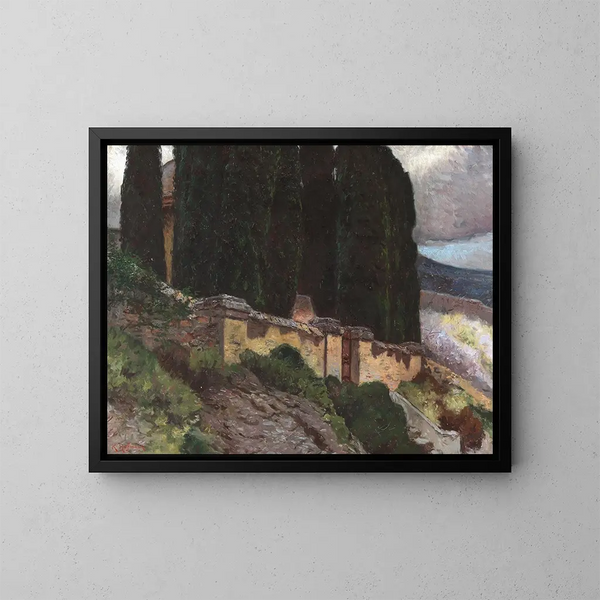 Cipresso - Karl Hofmann — quadro incorniciato alla parete