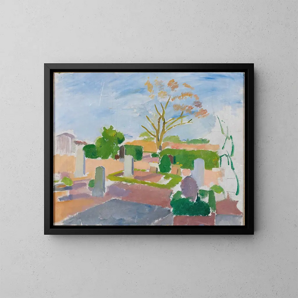 Cristiani del cimitero - Karl Isakson — quadro incorniciato alla parete