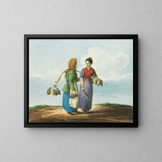 Karl Ivanovich Kollman - A Watercarrier And A Washerwoman.webp