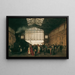 Arrivo di un treno alla stazione del Nord-Ovest a Vienna - Karl Karger — quadro incorniciato alla parete