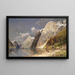 Grande paesaggio di fiordo - Karl Kaufmann — quadro incorniciato alla parete