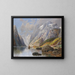 Paesaggio del fiordo di Holmstedt - Karl Kaufmann — quadro incorniciato alla parete