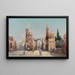Animazione in una città orientale - Karl Kaufmann — quadro incorniciato alla parete