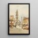 Place à Capoue in Italia - Karl Kaufmann — quadro incorniciato alla parete